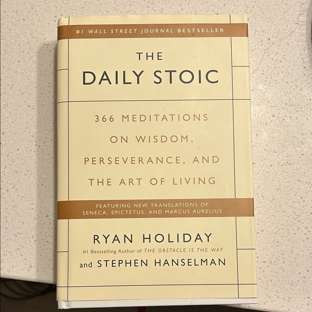 The Daily Stoic Book Hardcover